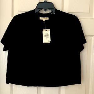 Retrology  Black Crop Sweater